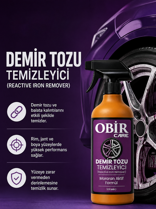 Demir Tozu Temizleyici 500 ml – Jant Bakımı