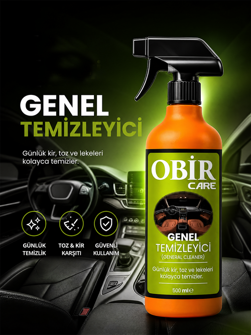 Araç İçi Genel Temizleyici 500 ml – Torpido & Döşeme