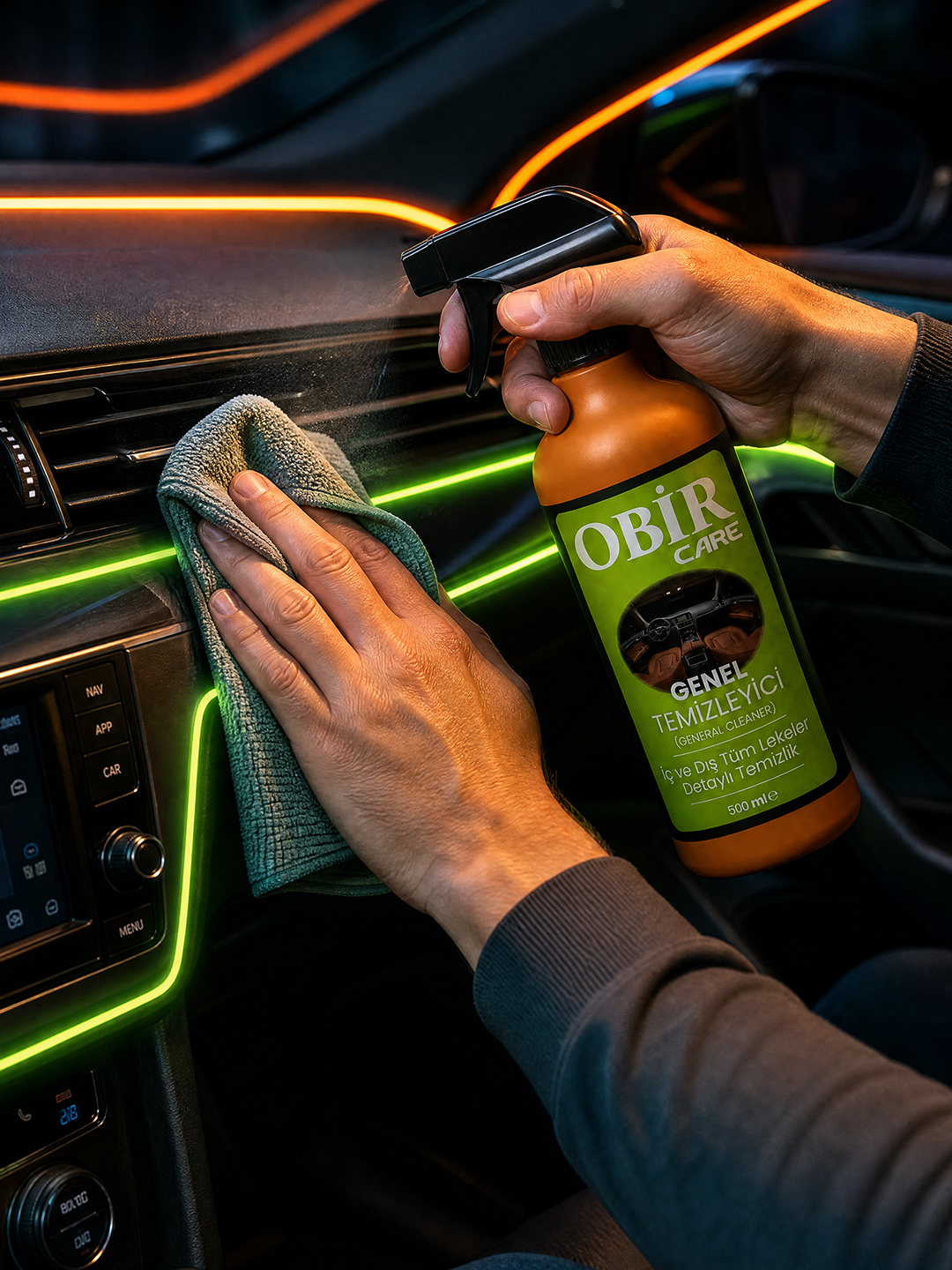 Araç İçi Genel Temizleyici 500 ml – Torpido & Döşeme